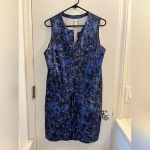 Lole Womens Marina Dress Midnight Digifleur size medium